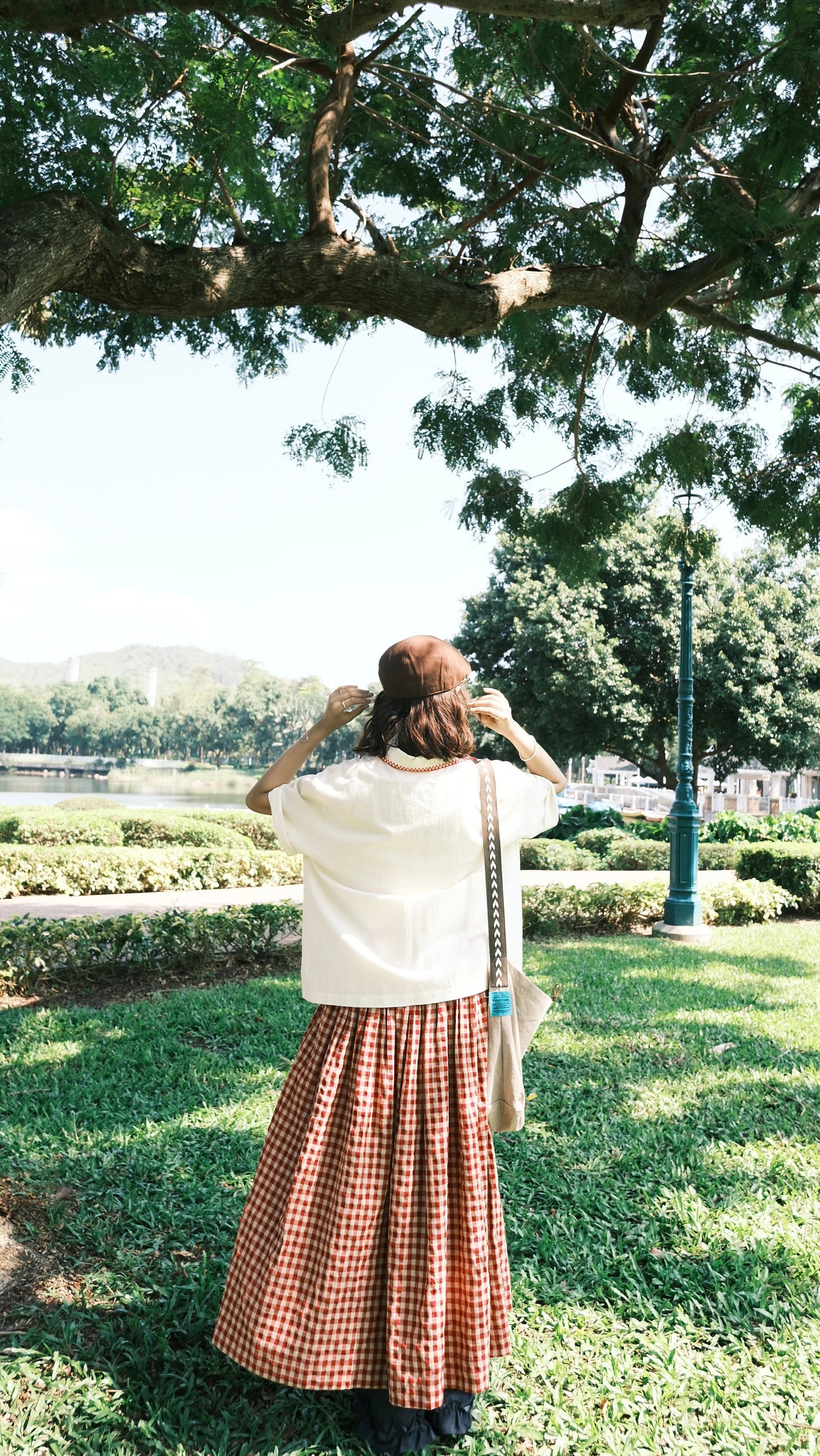 gingham skirt ❖